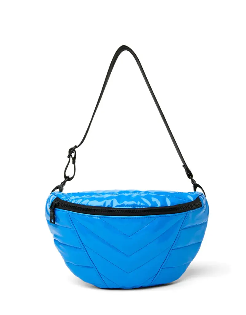 THINK ROYLN Little Runaway - Small (Hampton Blue Patent) Handbags