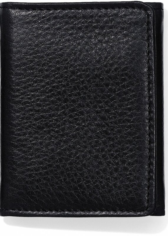 Jefferson Tri-Fold Wallet in Black