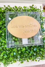 J.HOFFMAN'S Love One Another Acrylic Box