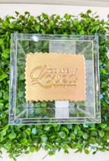 J.HOFFMAN'S We Love Because He First Loved Us Acrylic Box