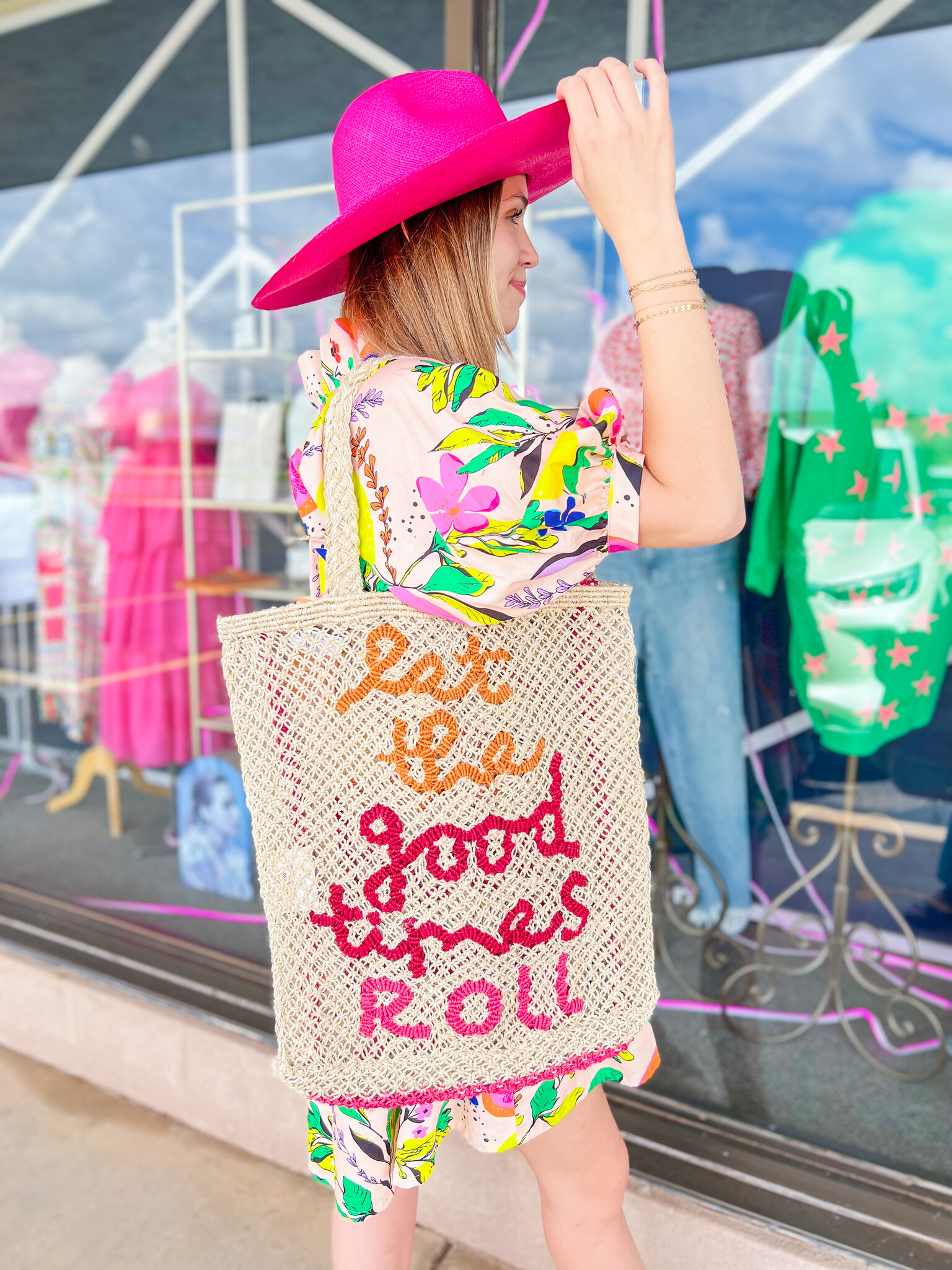 Let The Good Times Roll Jute Bag
