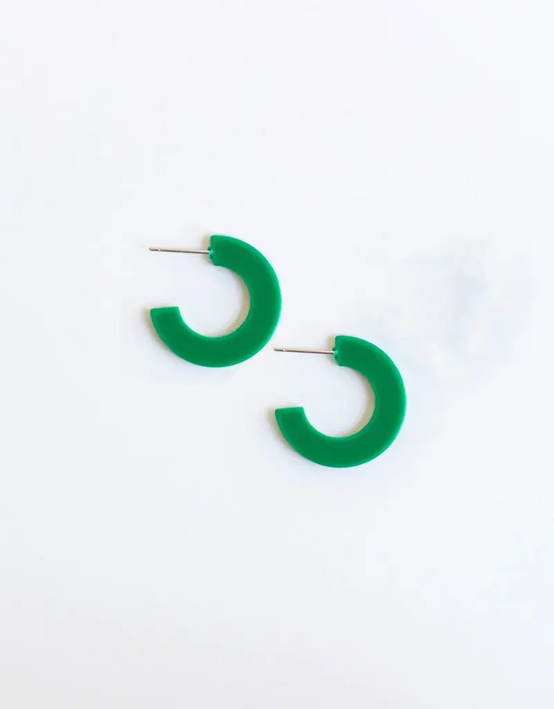 J.HOFFMAN'S Small Classic Acrylic Hoops