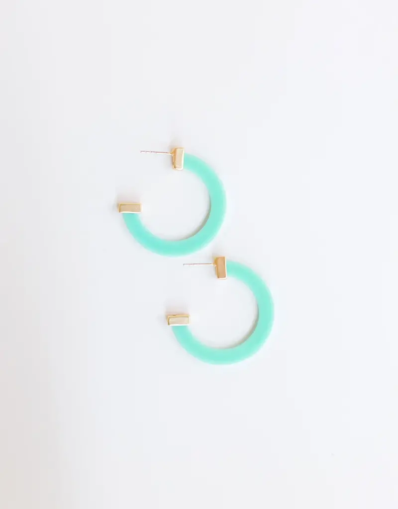 J.HOFFMAN'S Medium Classic Acrylic Hoops