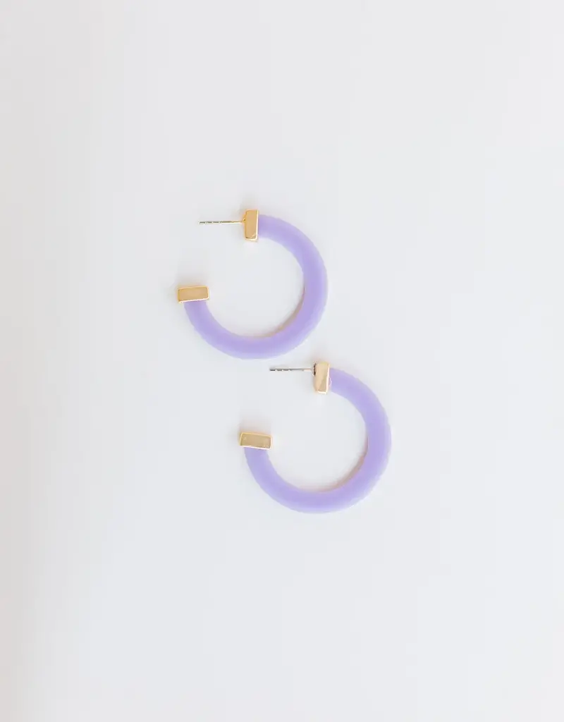 J.HOFFMAN'S Medium Classic Acrylic Hoops