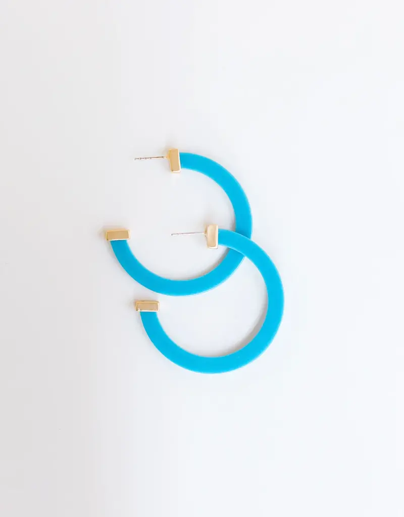 J.HOFFMAN'S Large Classic Acrylic Hoops