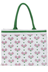TWO'S COMPANY Pickleball Tote in Pink