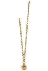 Contempo Medallion Gold Charm Necklace