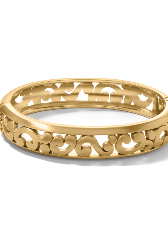 Contempo Gold Medium Hinged Bangle