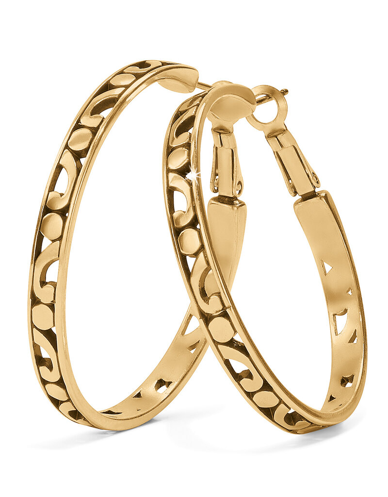 Contempo Gold Large Hoop