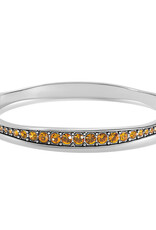 Light Hearted Bangle in Topaz