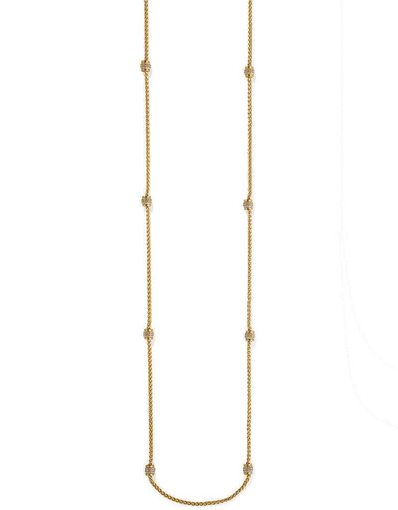 Meridian Petite Long Necklace in Gold