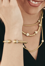 Meridian Petite Long Necklace in Gold