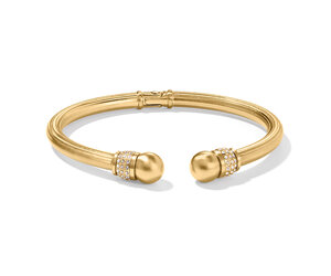 新品未使用　Goldenconcept Bangle - Gold 完売品 meridian-open-hinged-bangle-in