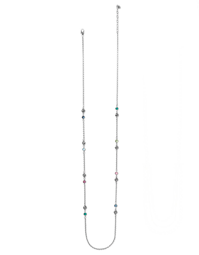 Elora Gems Drops Long Necklace