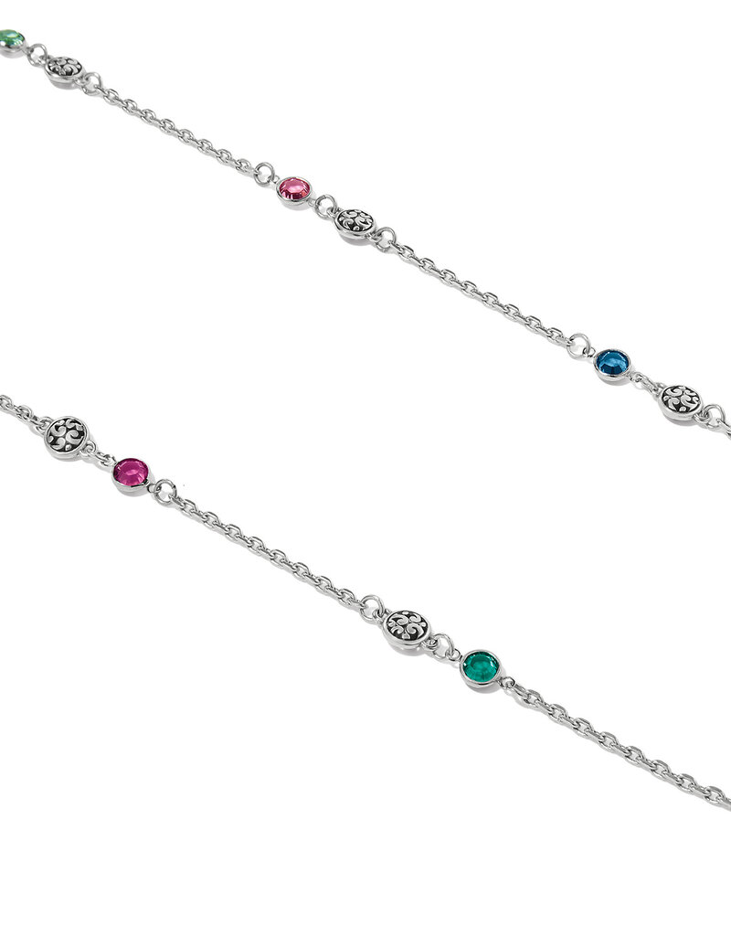 Elora Gems Drops Long Necklace