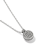 Pebble Dot Medali Necklace in Pearl