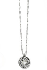 Pebble Dot Medali Reversible Necklace in Pearl