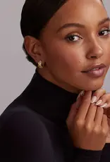 LAGOS Embrace Two-Tone X Huggie Earrings