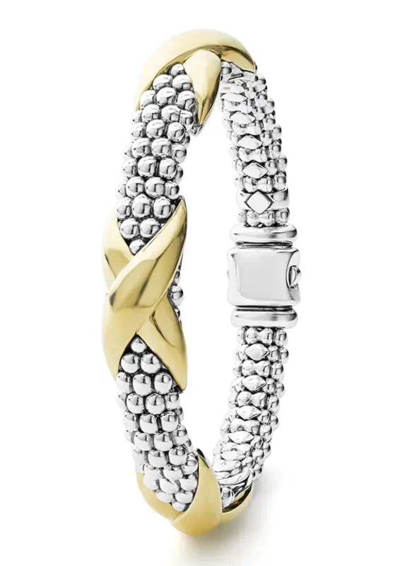 LAGOS Embrace Three Station X Caviar Bracelet | 9mm