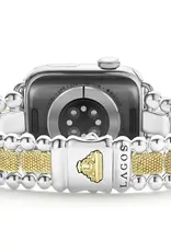 LAGOS Smart Caviar 18K Gold and Sterling Silver Caviar Beaded Watch Bracelet - 38-45mm