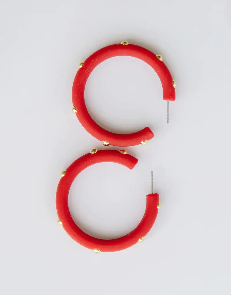 J.HOFFMAN'S Candace Large Hoop Earrings