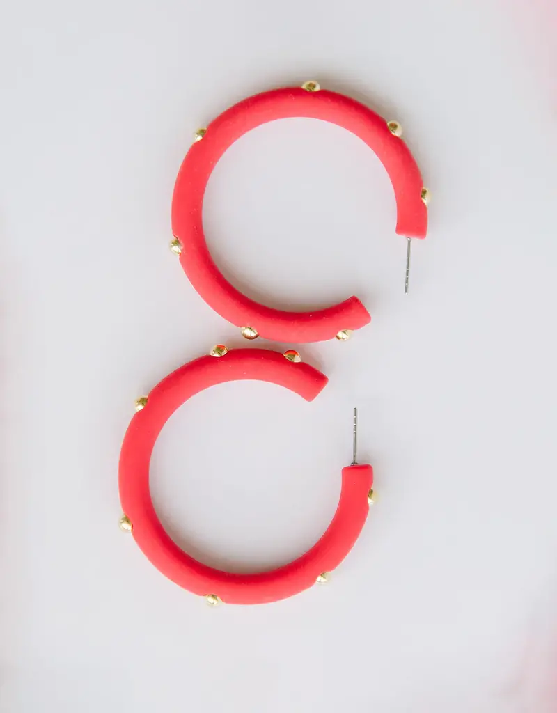 J.HOFFMAN'S Candace Large Hoop Earrings