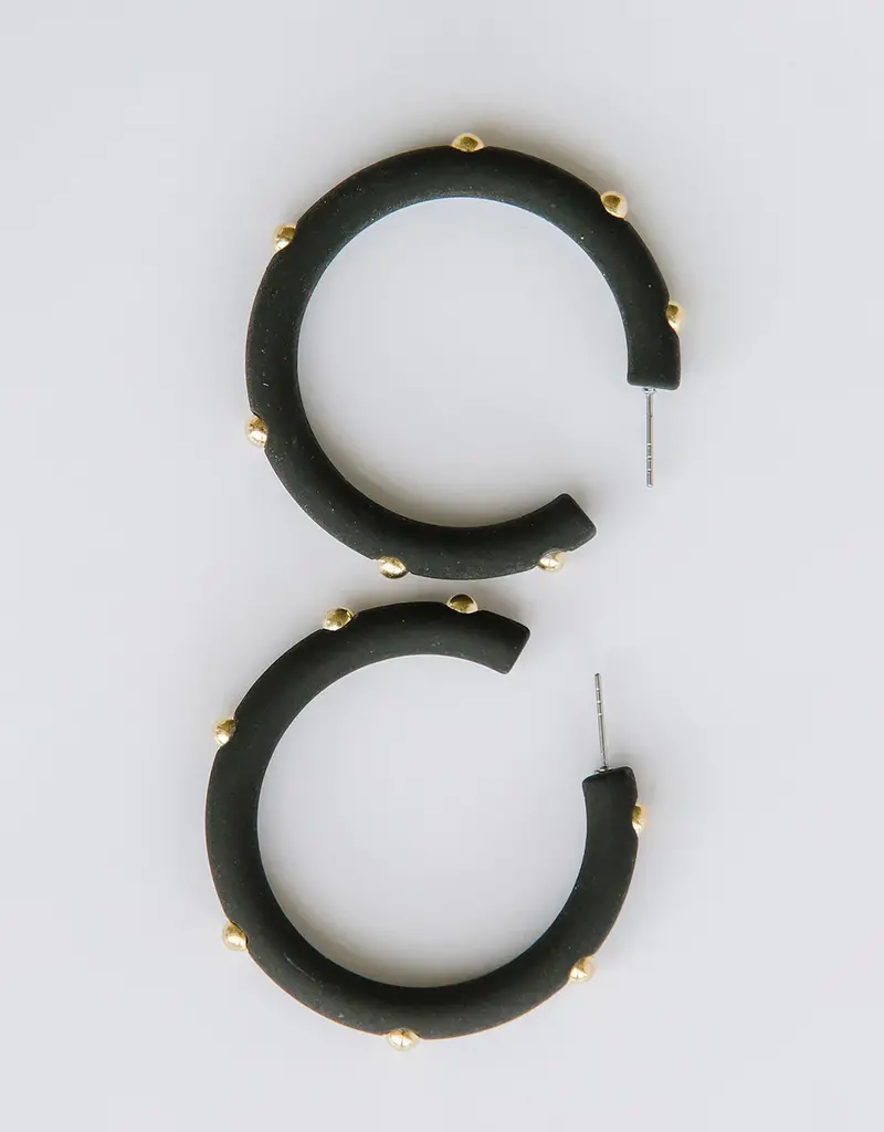 J.HOFFMAN'S Candace Large Hoop Earrings