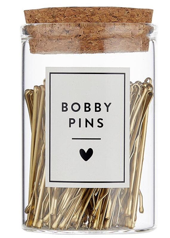 J.HOFFMAN'S Bobby Pins in a Jar - Gold