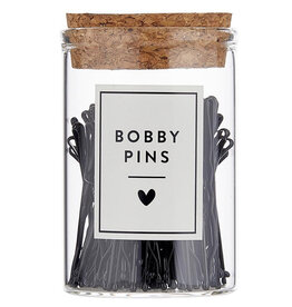 J.HOFFMAN'S Bobby Pins in a Jar - Black