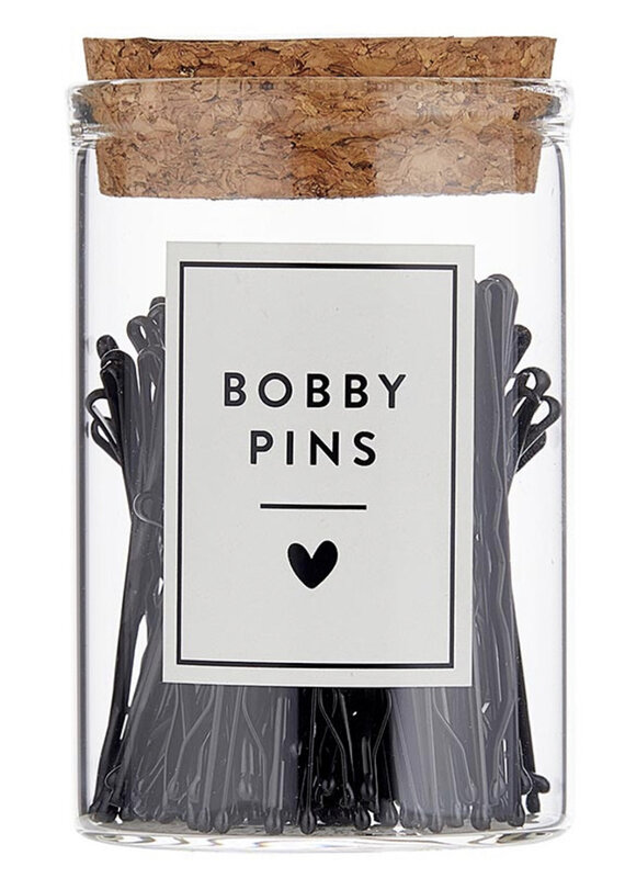 J.HOFFMAN'S Bobby Pins in a Jar - Black