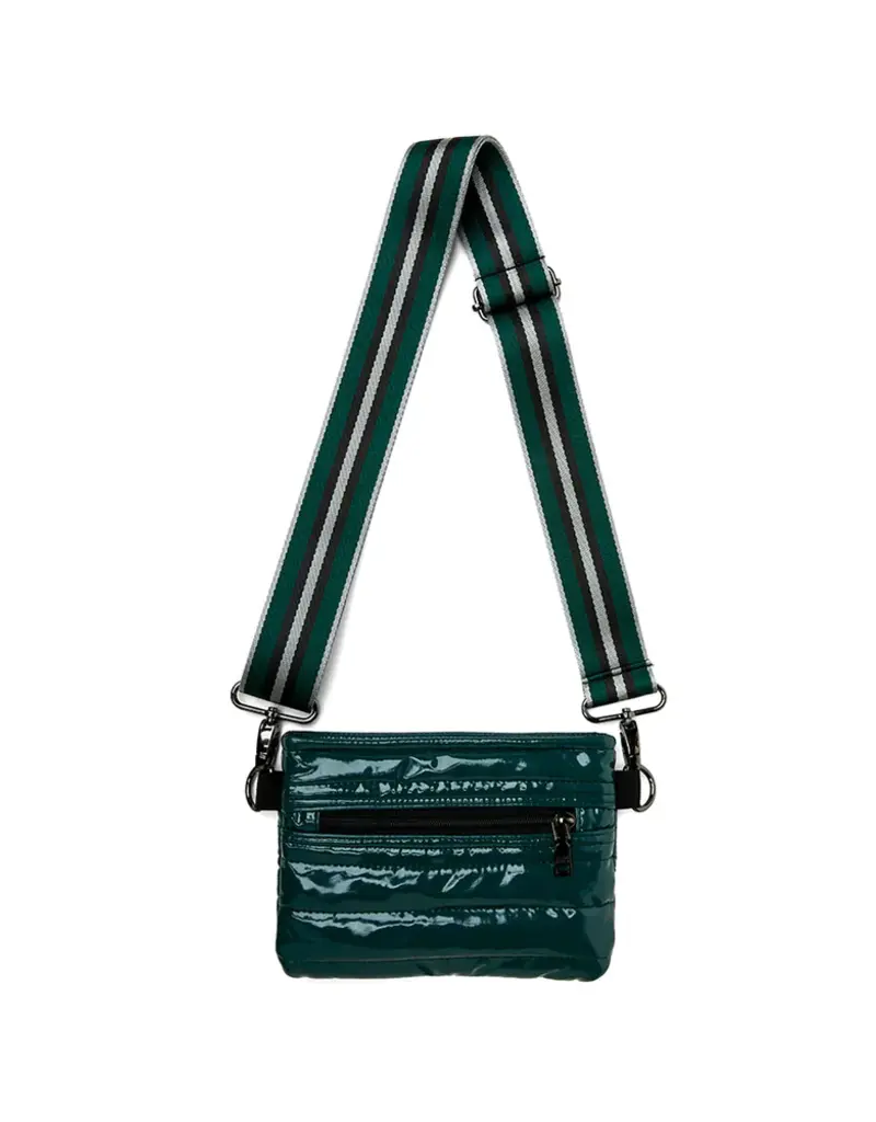 Bum Bag Crossbody in Forest Patent - j.hoffman's