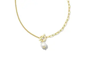 ブレスレット LESS IS MORE gold pearl drop necklace il_1080xN.6436890225_dd5f.jpg