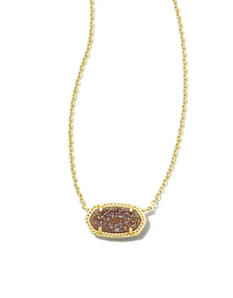 KENDRA SCOTT Elisa Gold Short Pendant Necklace