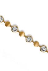 Ferrara Two Tone Luce Link Bracelet