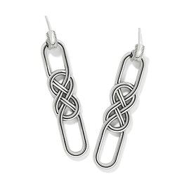 Interlok Braid Post Drop Earring