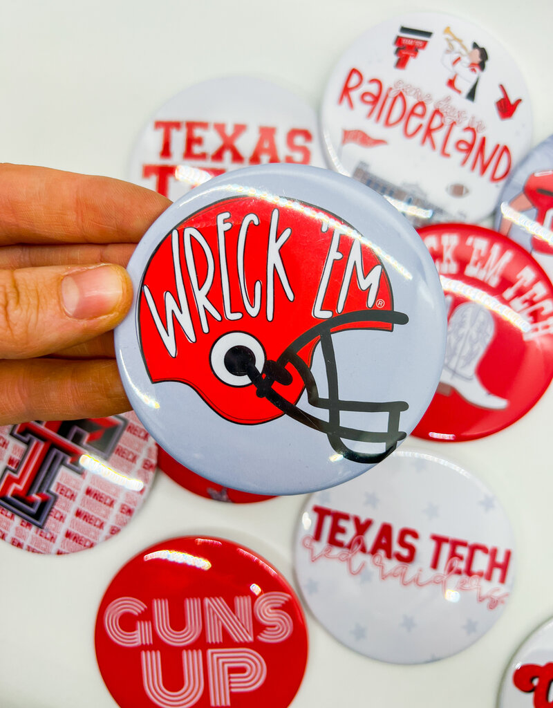 J.HOFFMAN'S Game Day Buttons - Wreck 'Em