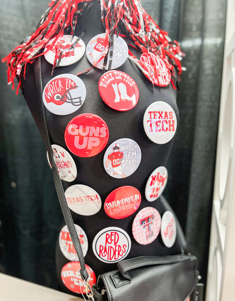 J.HOFFMAN'S Game Day Button - Saturdays in Lubbock