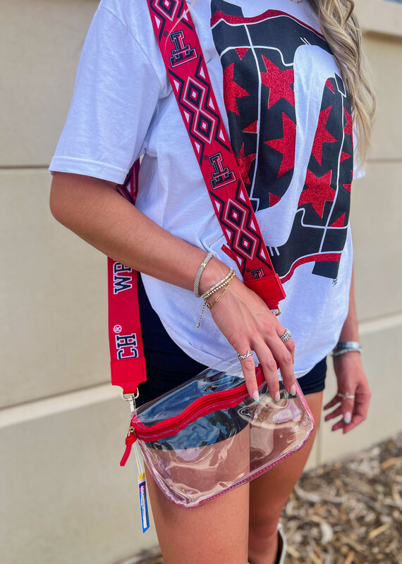 DESDEN Lexi Clear Purse w/ TTU Straps