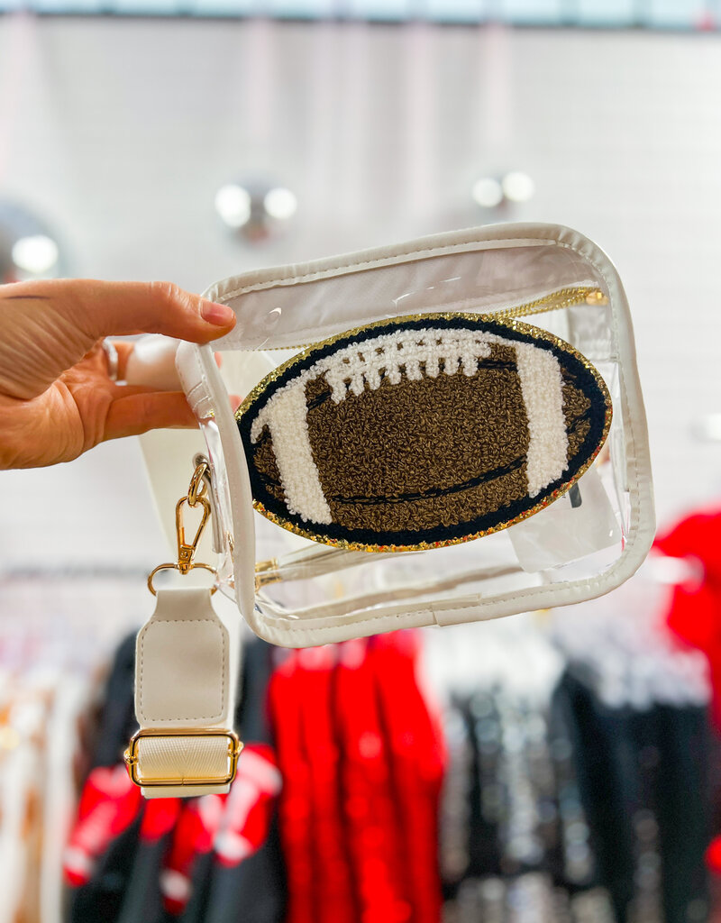 College Jewelry: TCU TEXAS CHRISTIAN UNIVERSITY BEADED FOOTBALL COIN BAG -  Fan Glam