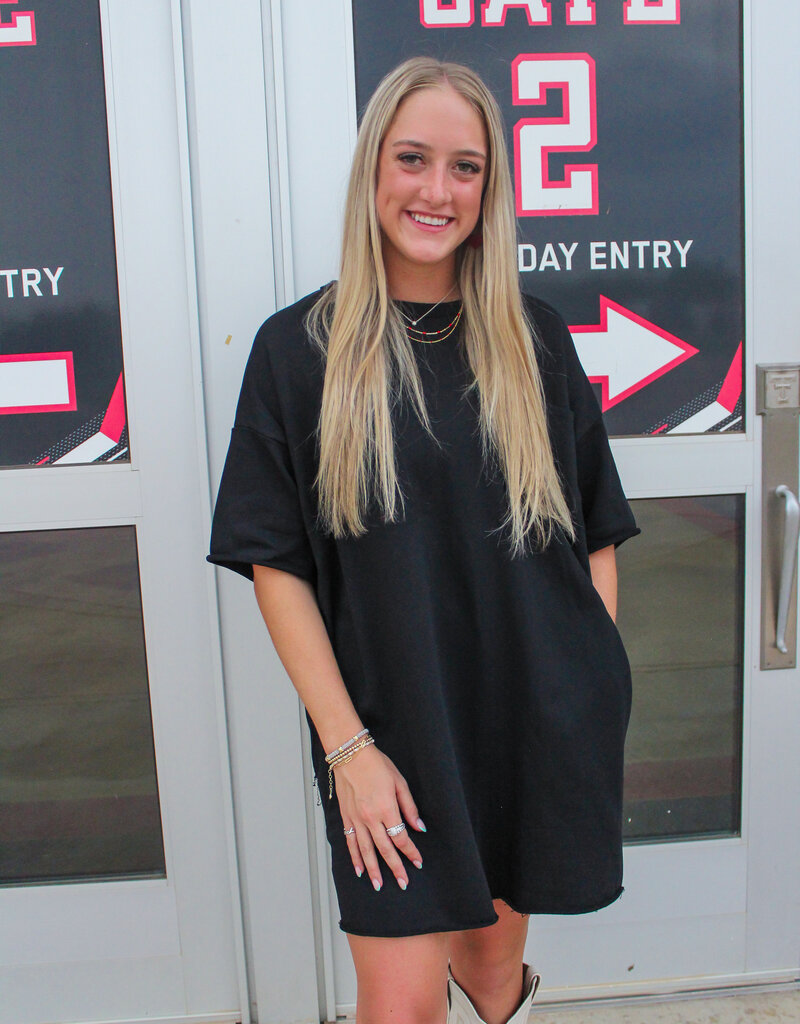 Chain Fringe Embellished TDress j.hoffman's