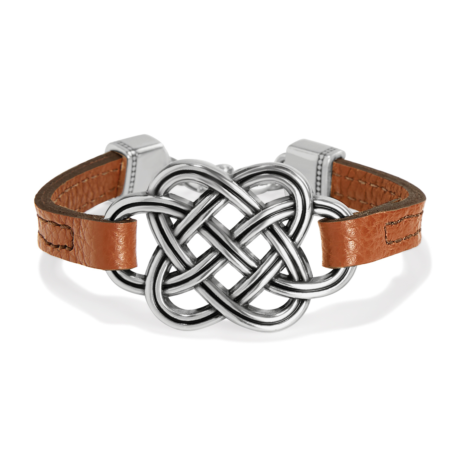 Leather Bracelet Knot - White