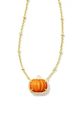 KENDRA SCOTT Pumpkin Short Pendant Necklace