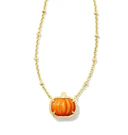 KENDRA SCOTT Pumpkin Short Pendant Necklace