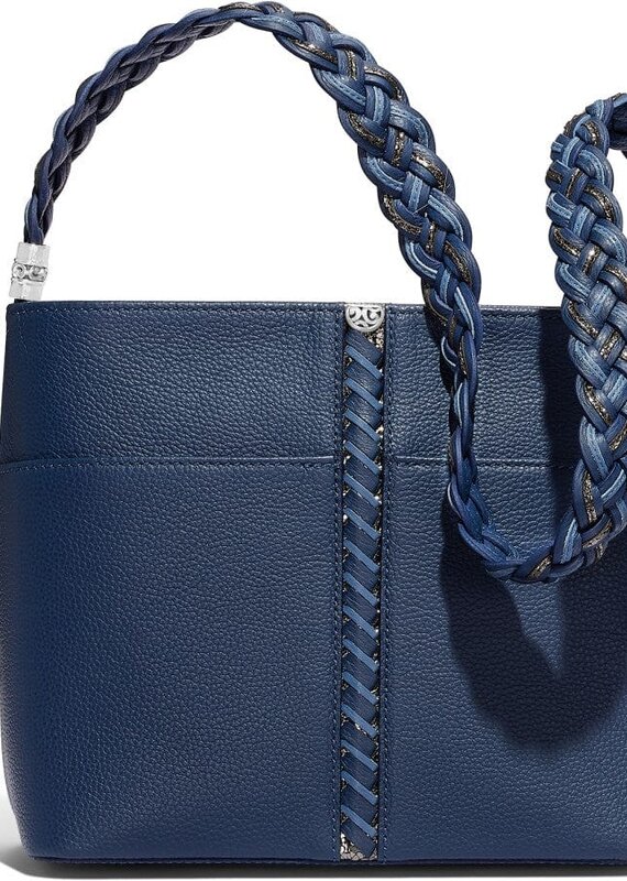 Beaumont Square Bucket Bag in French Blue