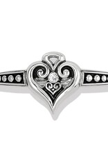 Alcazar Heart Glint Hinged Bangle