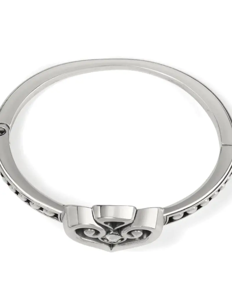 Alcazar Heart Glint Hinged Bangle