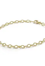 LAGOS Signature Caviar 18K Gold Petite Sm Link Bracelet