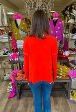 J.HOFFMAN'S Sunkissed Orange Boxy Sweater