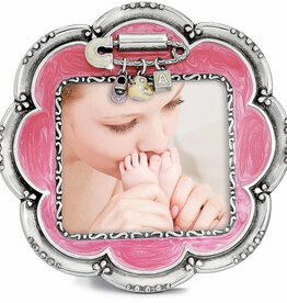 Baby Love Flower Frame in Pink