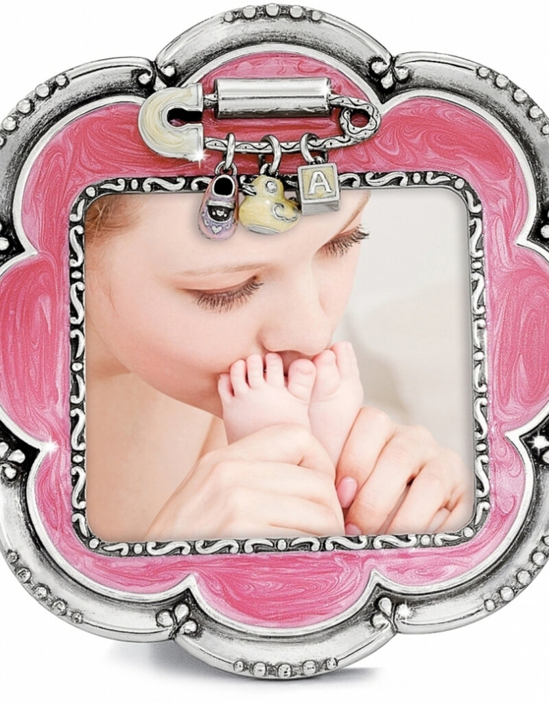 Baby Love Flower Frame in Pink